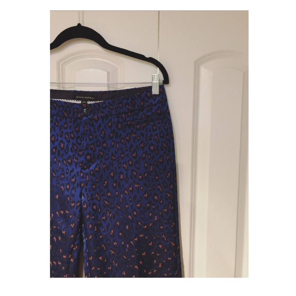 Banana Republic “Logan Crop” jacquard pants